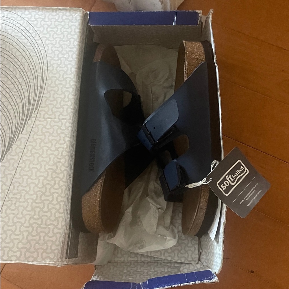 Birkenstock Navy Blue Sandals - Picture 6 of 6